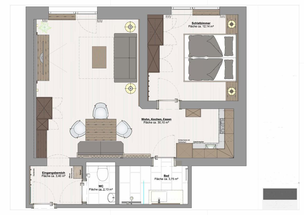 Mocking Ferienappartements Kitzbühel Exteriör bild
